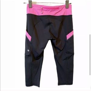 Lululemon Mod Moves Crop in Afterglo Pink Leggings
